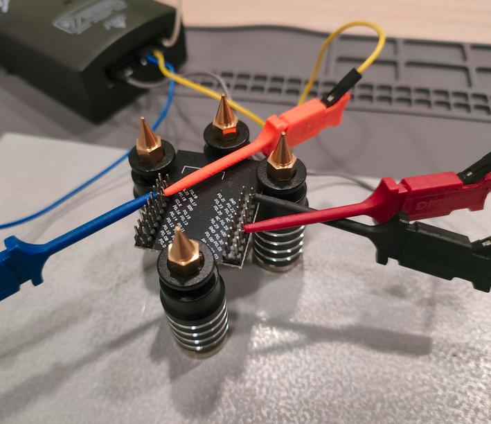 nRF51 board connected